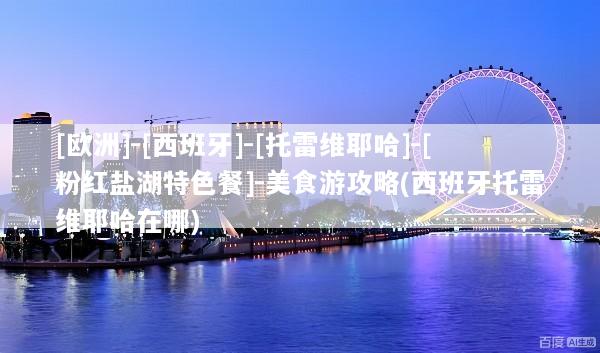 [欧洲]-[西班牙]-[托雷维耶哈]-[粉红盐湖特色餐]-美食游攻略(西班牙托雷维耶哈在哪)